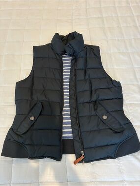 H&M Navy Quilted Puffer Vest